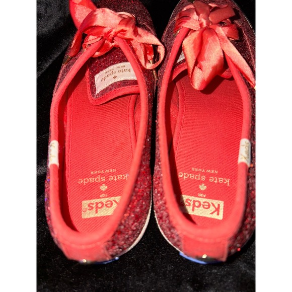 These are the Keds x Kate Spade New York Champion Glitter sneakers. - Picture 4 of 10